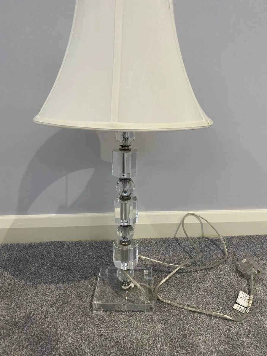 Glass side/table lamp - Image 1
