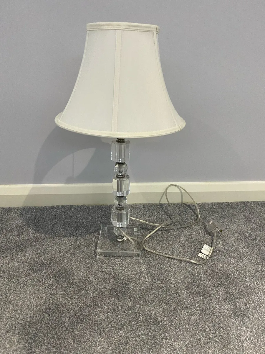 Glass side/table lamp - Image 2