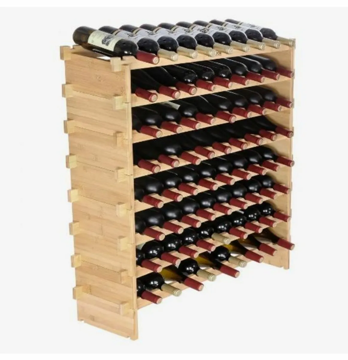 72 Bottle Stackable Modular Wine Rack - Image 2