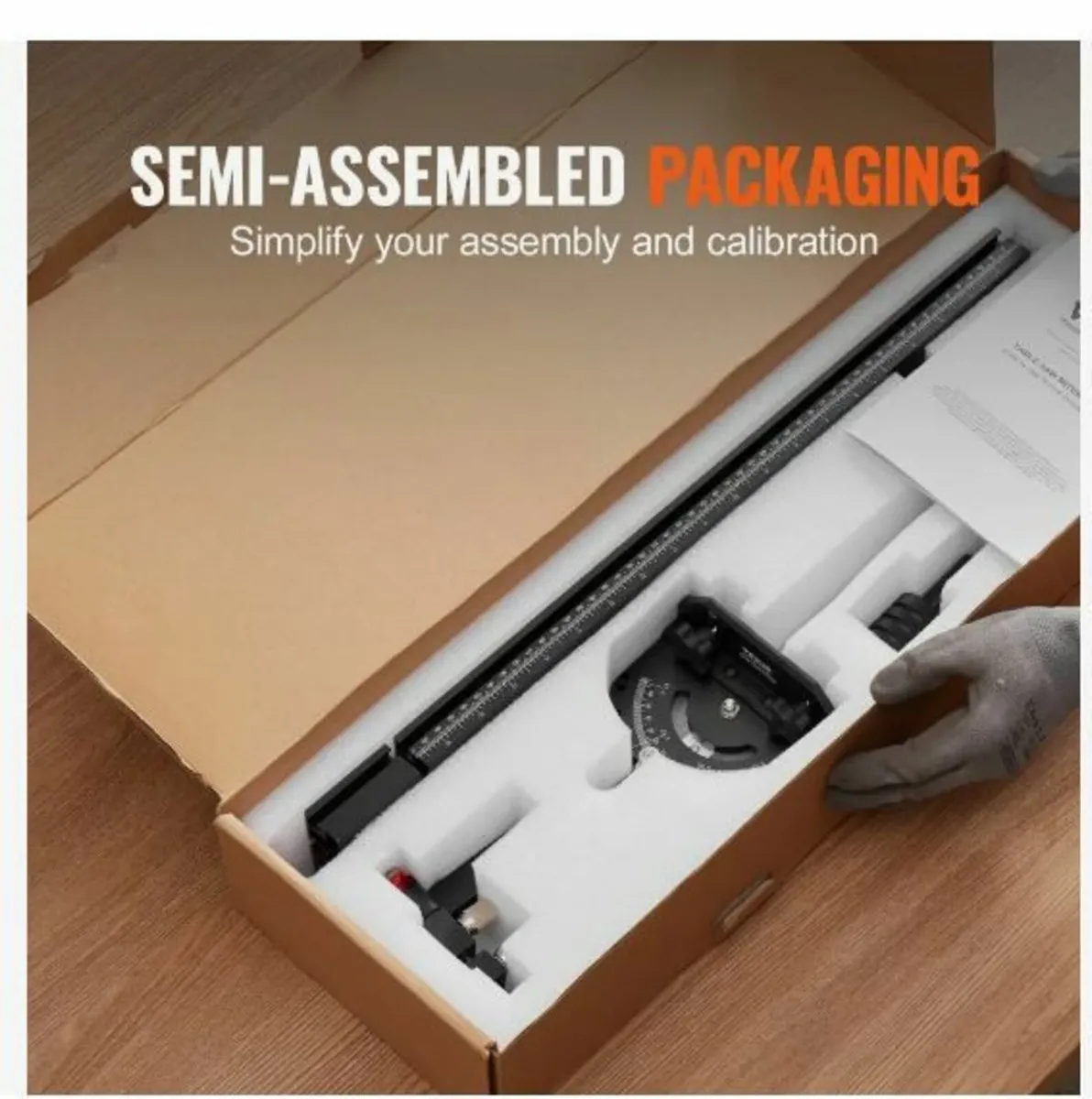 Precision Miter Gauge, Standard Slot 19 x 9.5 mm - Image 2