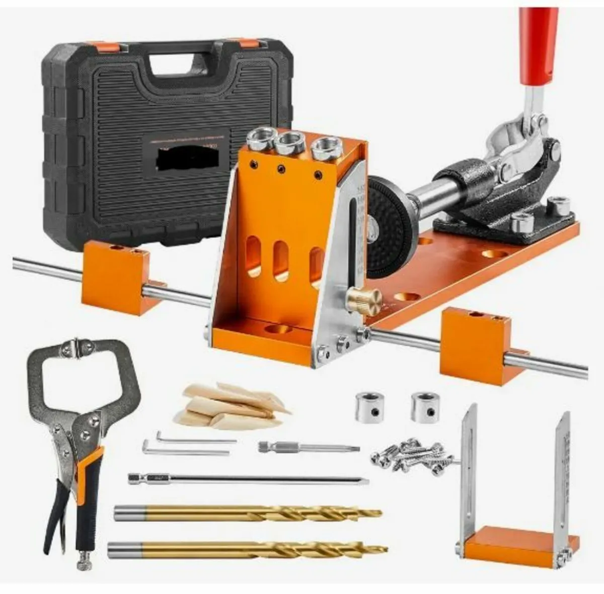 Pocket Hole Jig Kit, 34 Pcs Pocket Hole - Image 1