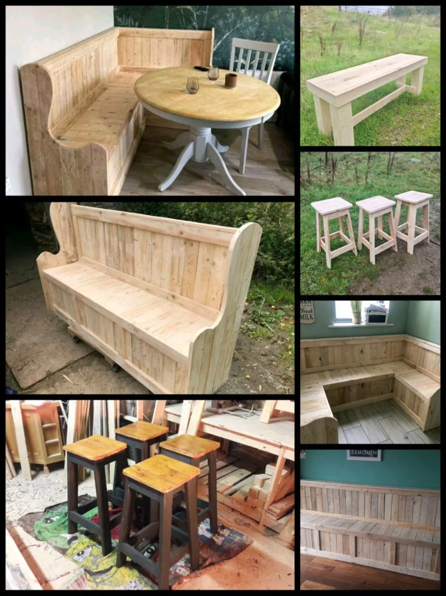 Handmade rustic seating - Image 1