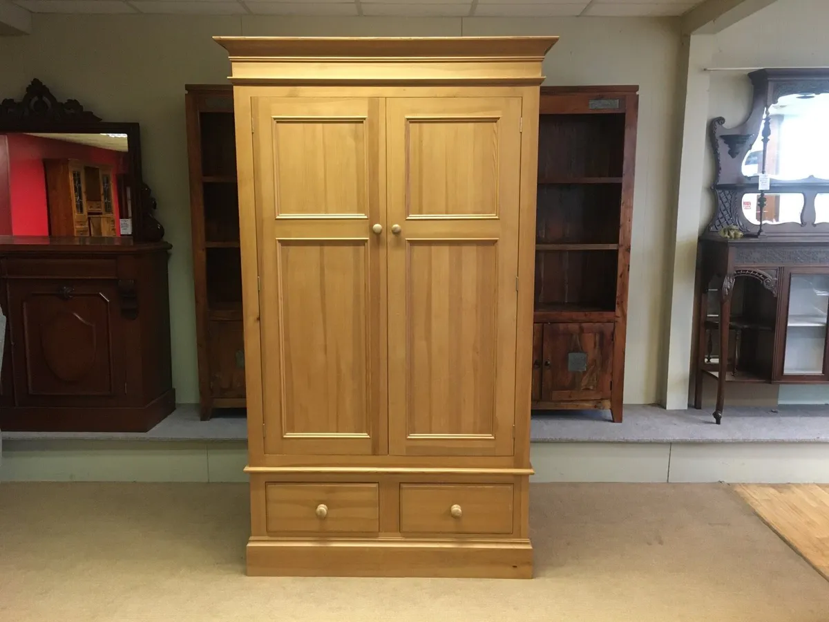 Solid Pine Wardrobe - Image 1