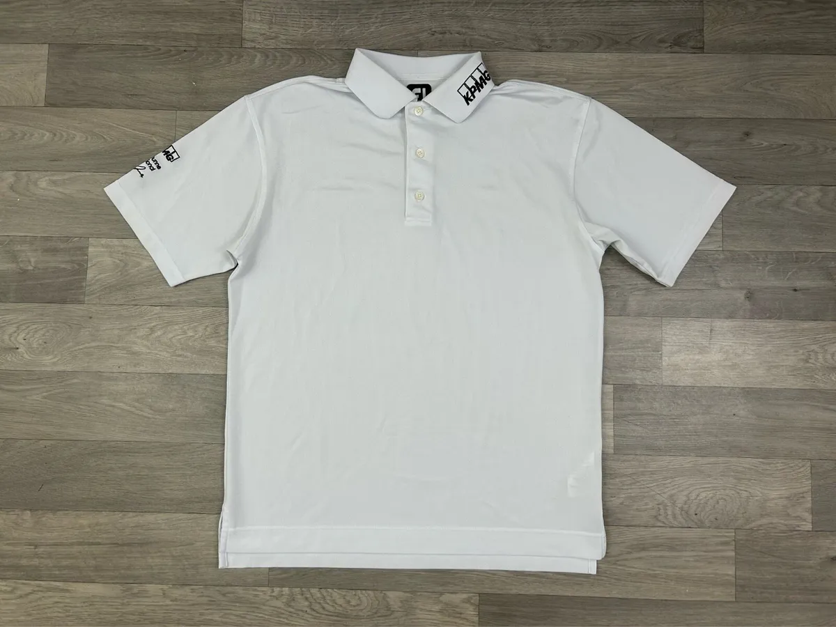 FootJoy FJ Paul Dunne Golf Polo Shirt Mens Medium - Image 1