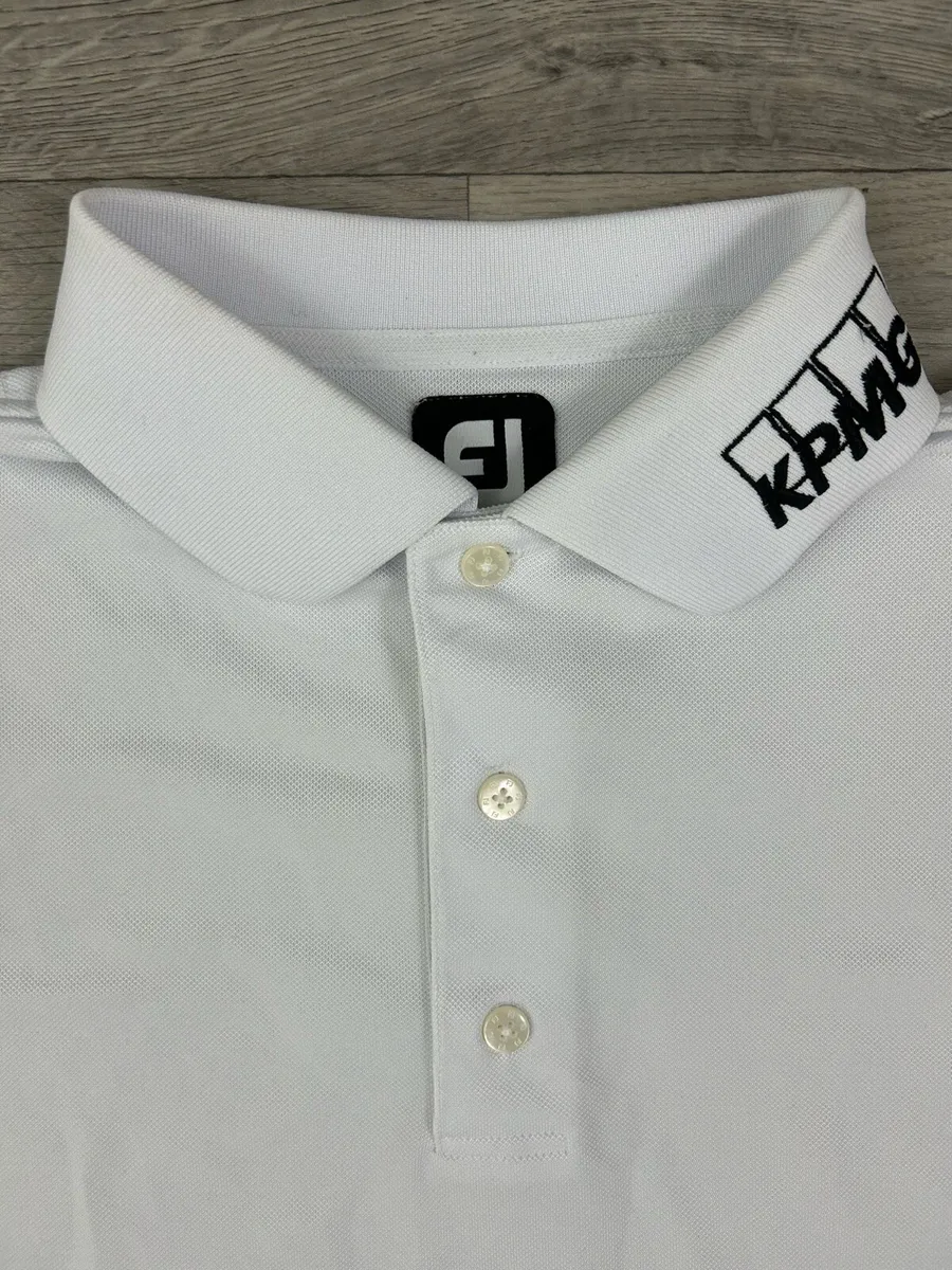 FootJoy FJ Paul Dunne Golf Polo Shirt Mens Medium - Image 4