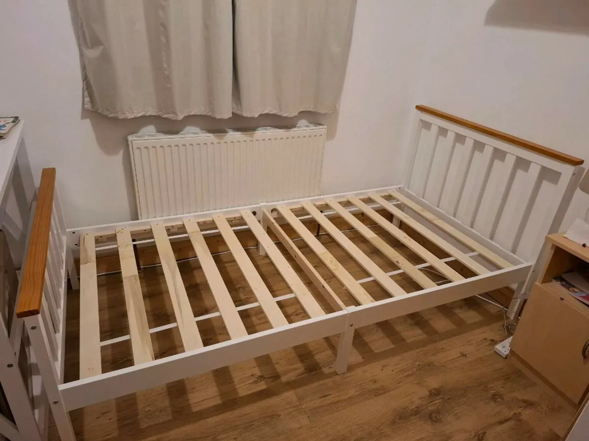 SINGLE BED FRAME & MATTRESS - Image 2