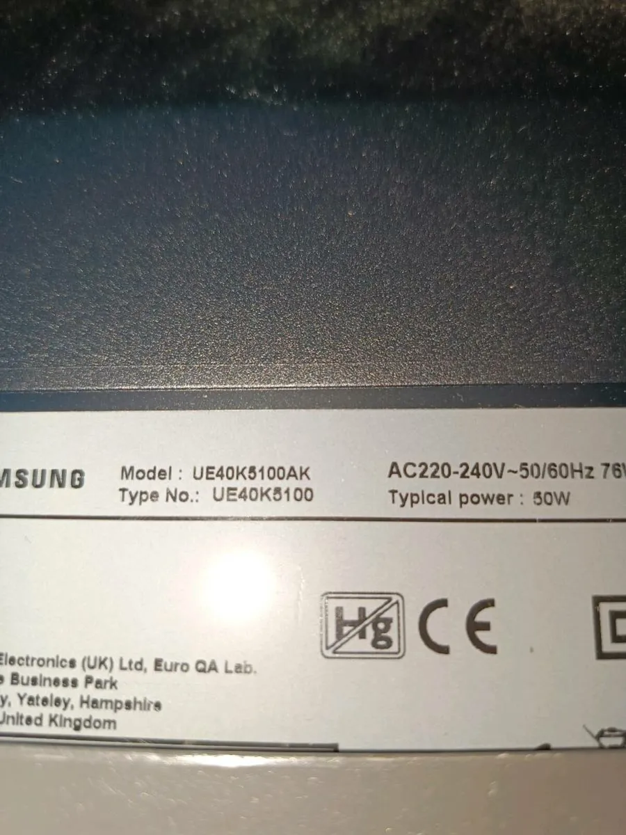 Samsung 40 inch tv - Image 3