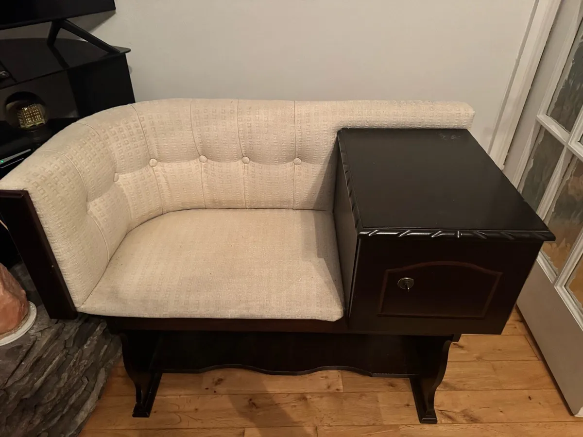 Phone table & mirror - Image 2