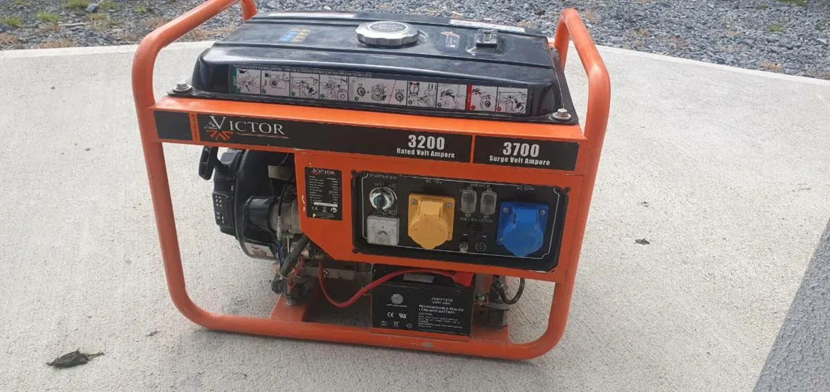 Victor GG3300 3.7 KvA Petrol Generator - Image 1