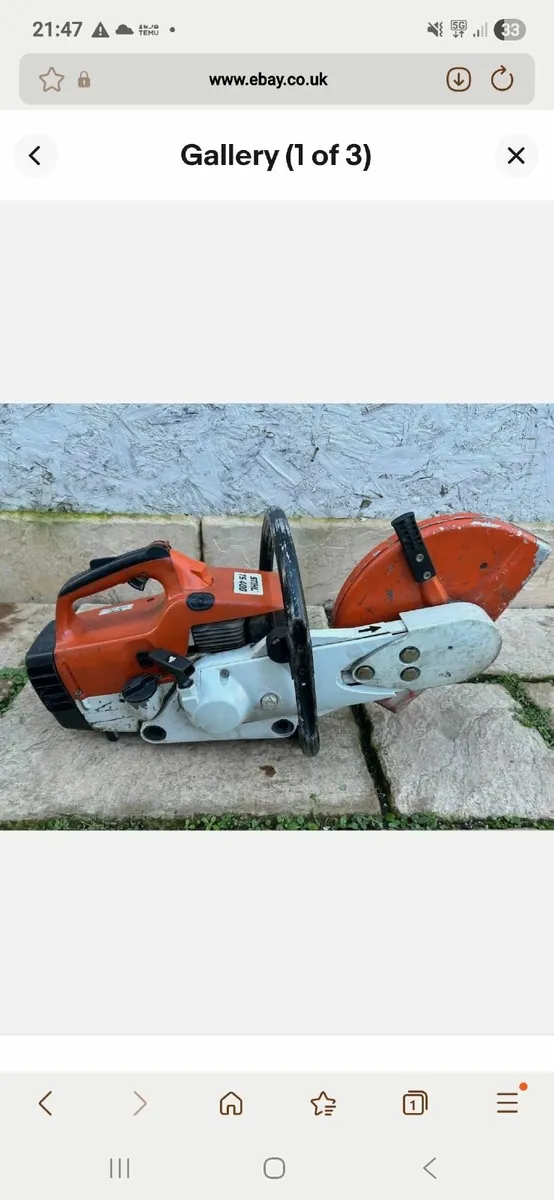 stihl ts 400 consaw wanted