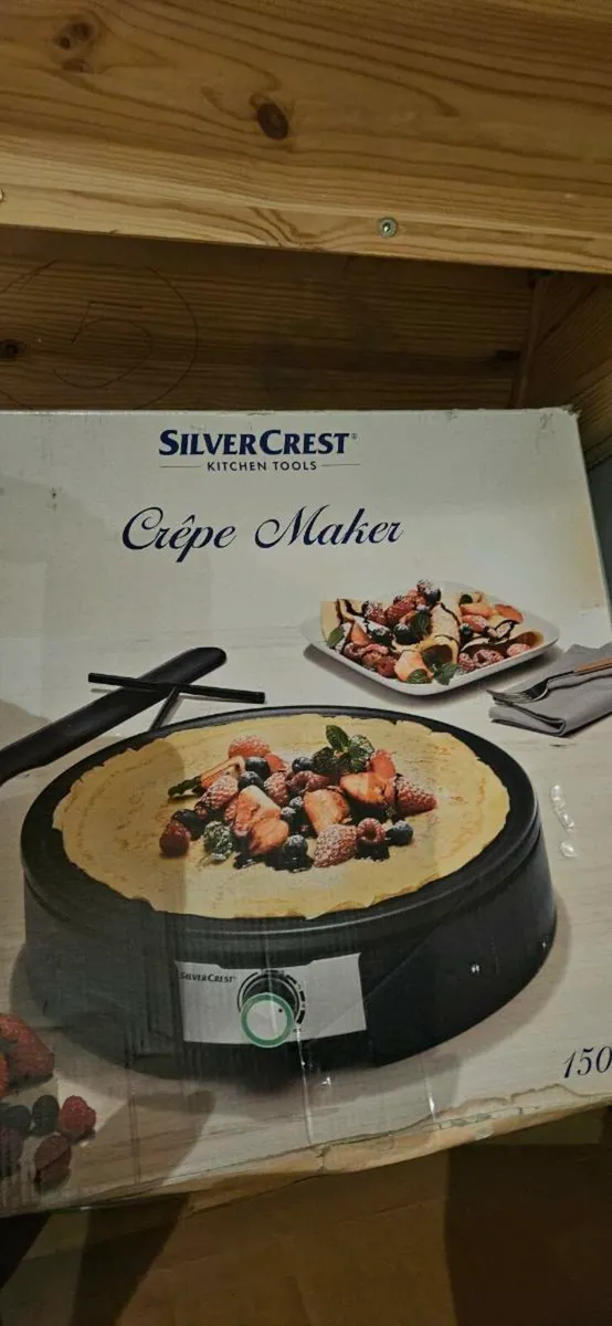 Crepe maker, electric