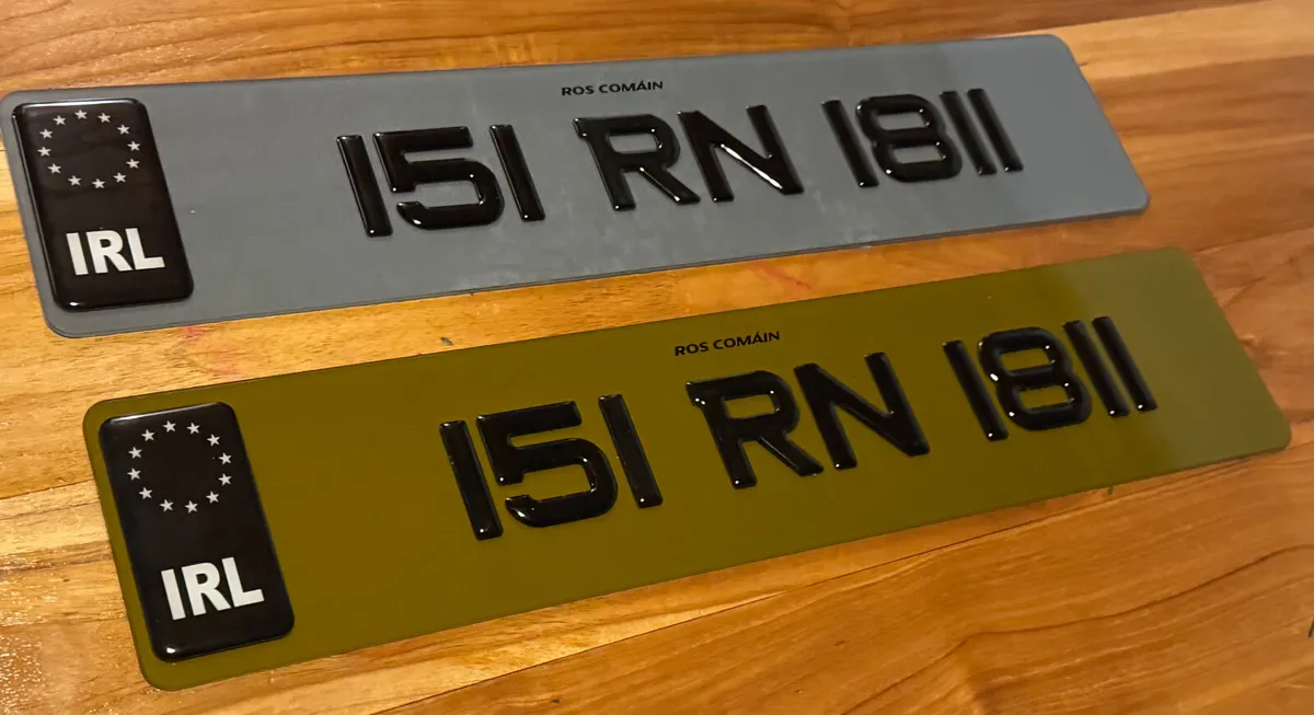 Gel German jap tinted number plates - Image 4