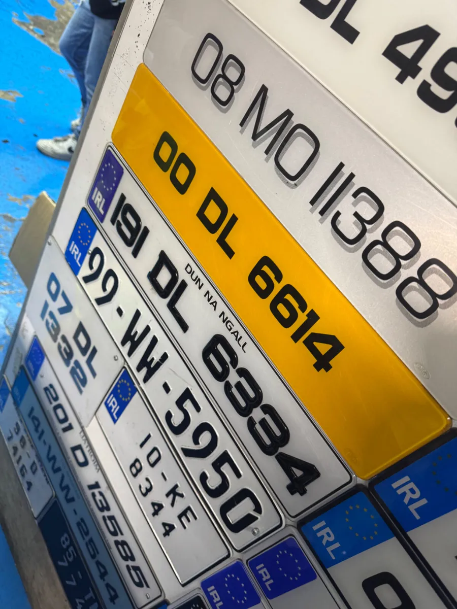 Gel German jap tinted number plates - Image 1