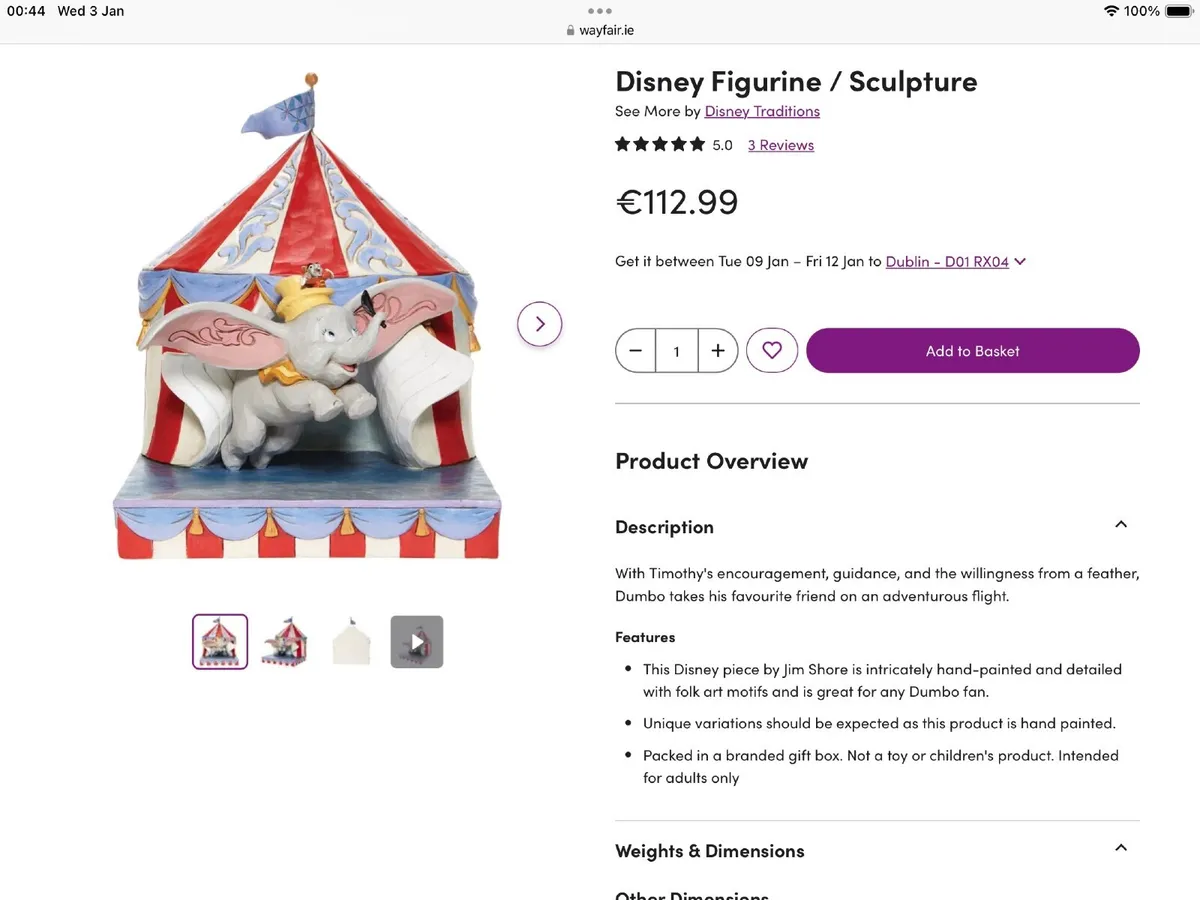 Disney Traditions Dumbo - Image 2