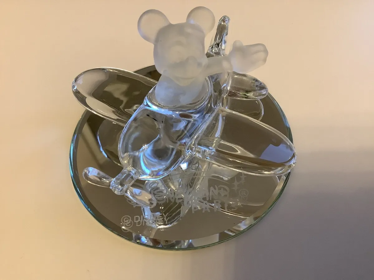Rare Disney Mickey Mouse In Plane - Image 1