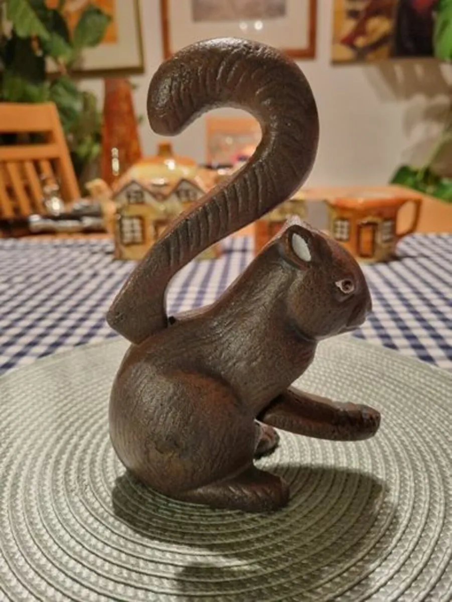 Vintage Cast Iron Squirrel Nut Cracker - Image 1