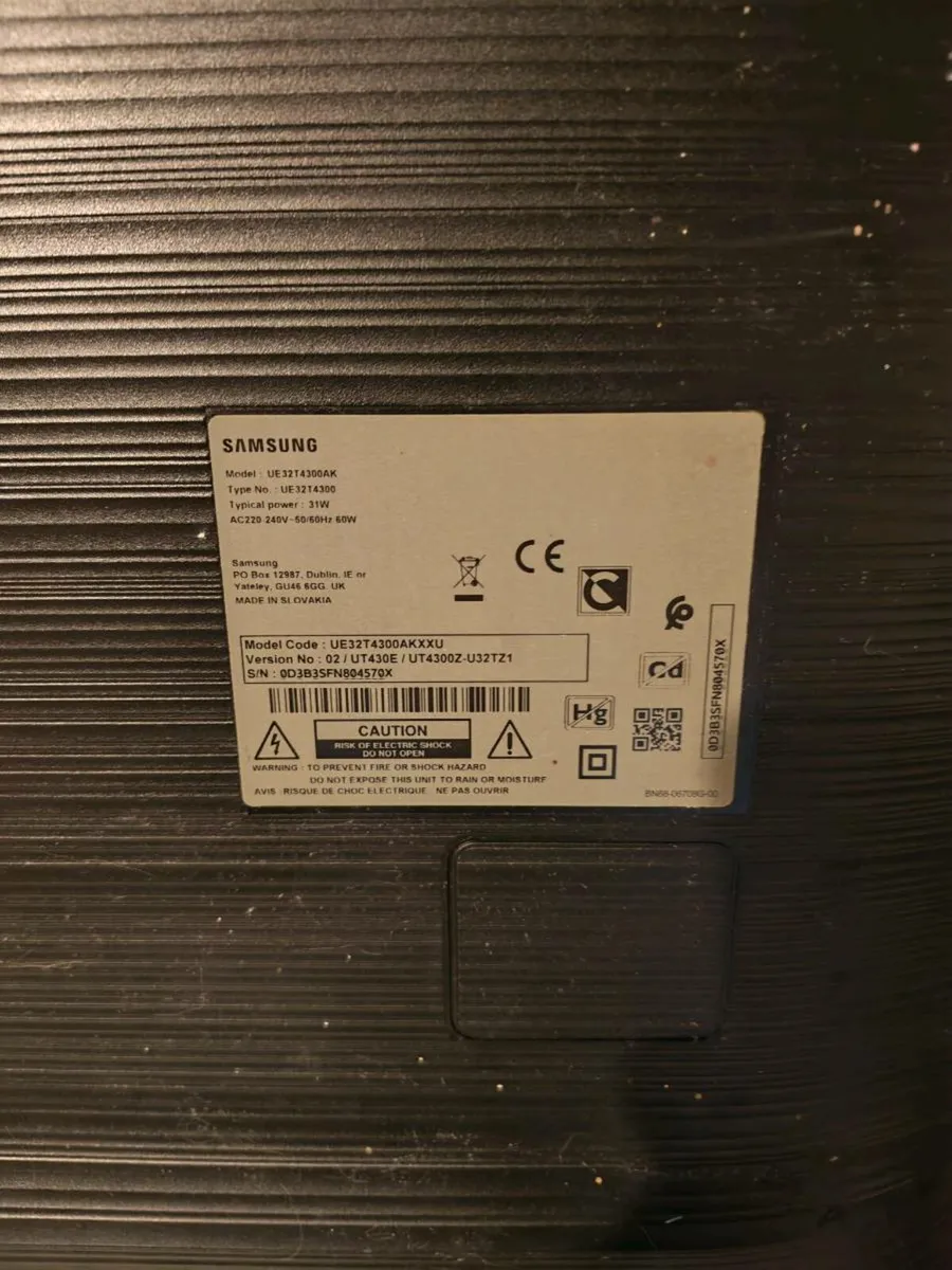 4 X Samsung TVs for parts - Image 2