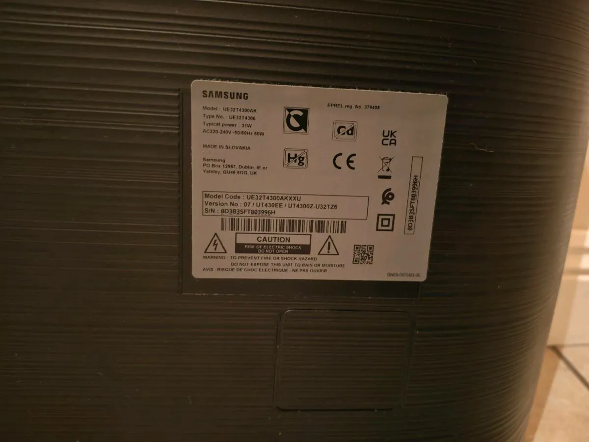 4 X Samsung TVs for parts - Image 4