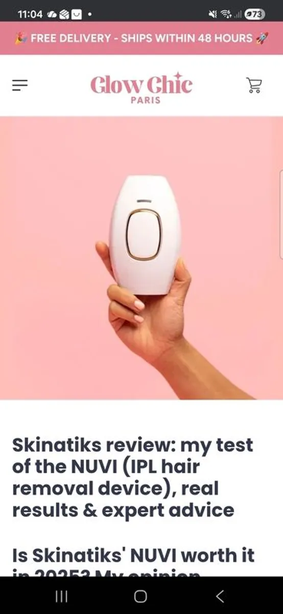 Laser IPL hair home removal Brand new sealed box - Image 2