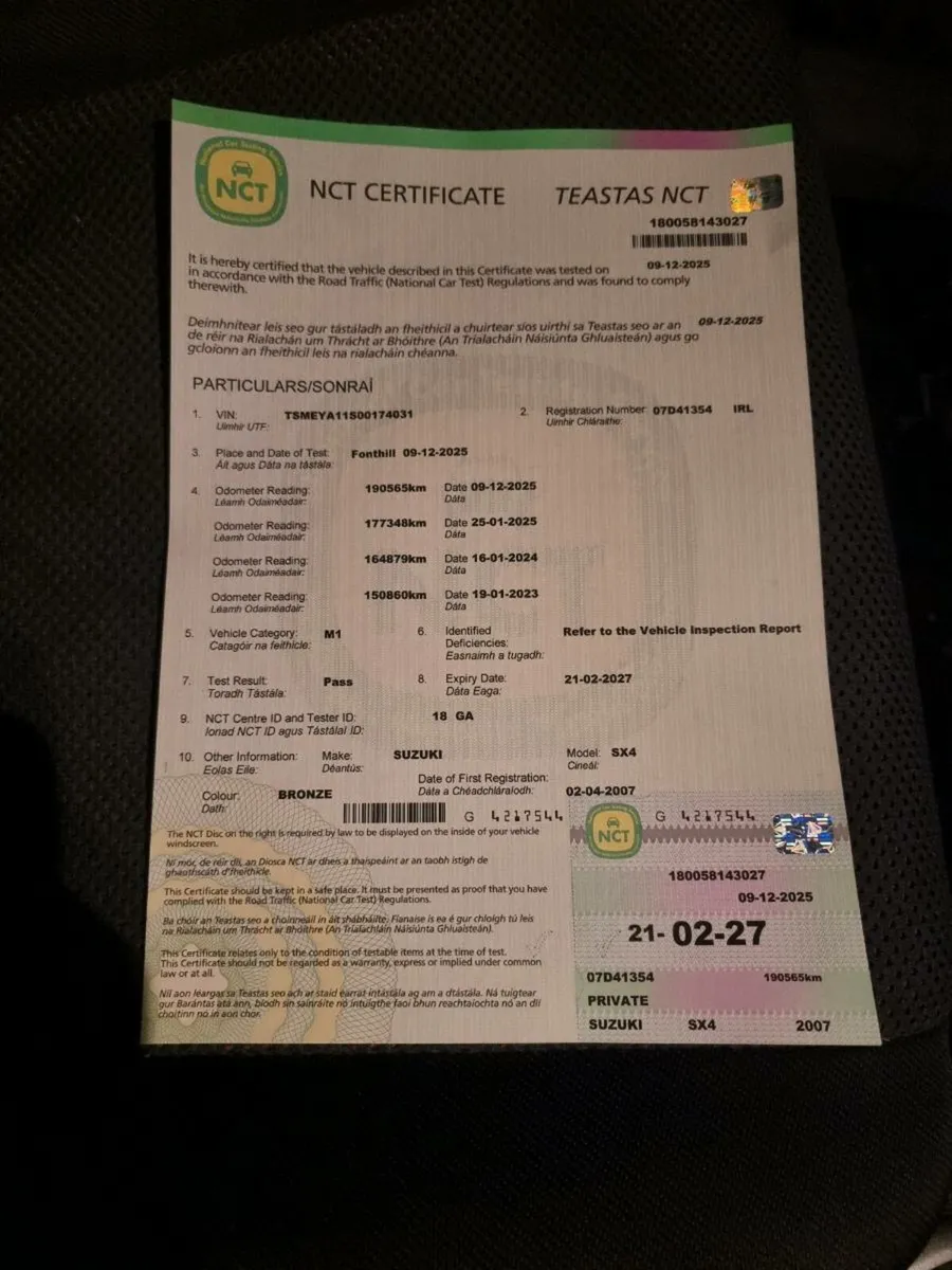 Suzuki SX4 !!!NEW NCT!!! - Image 2