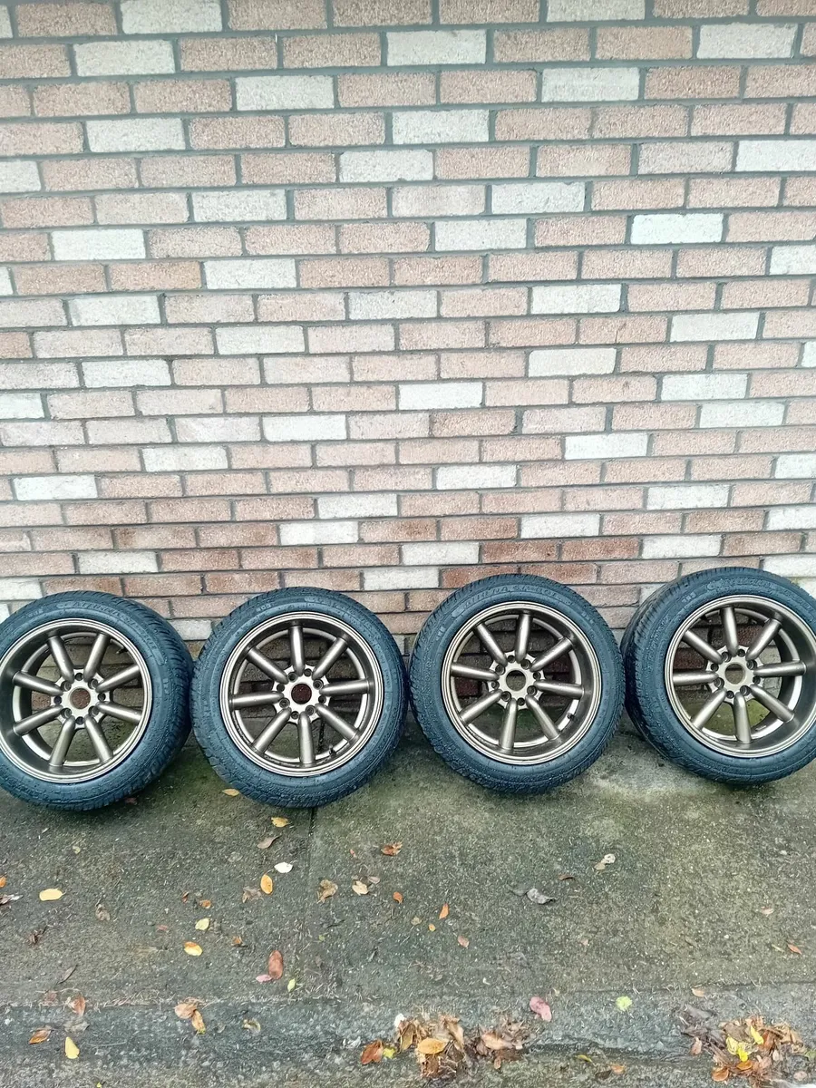 JR 19 wheels toyota corolla e10 e11 coilovers - Image 1