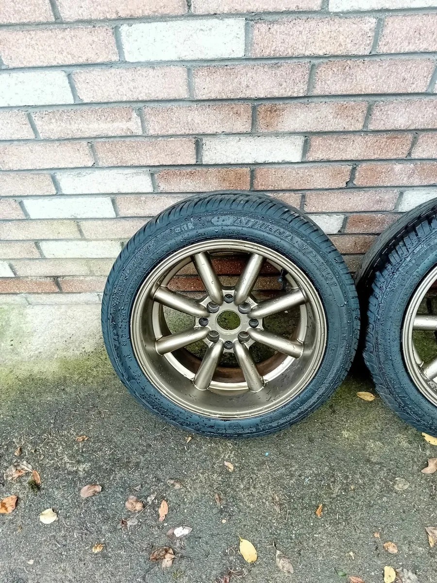 JR 19 wheels toyota corolla e10 e11 coilovers - Image 2