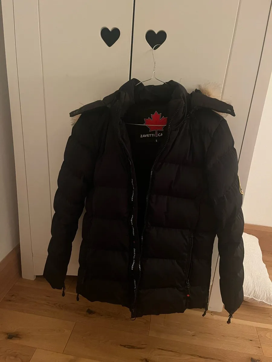 Black Zavetti Canada jacket size small - Image 2