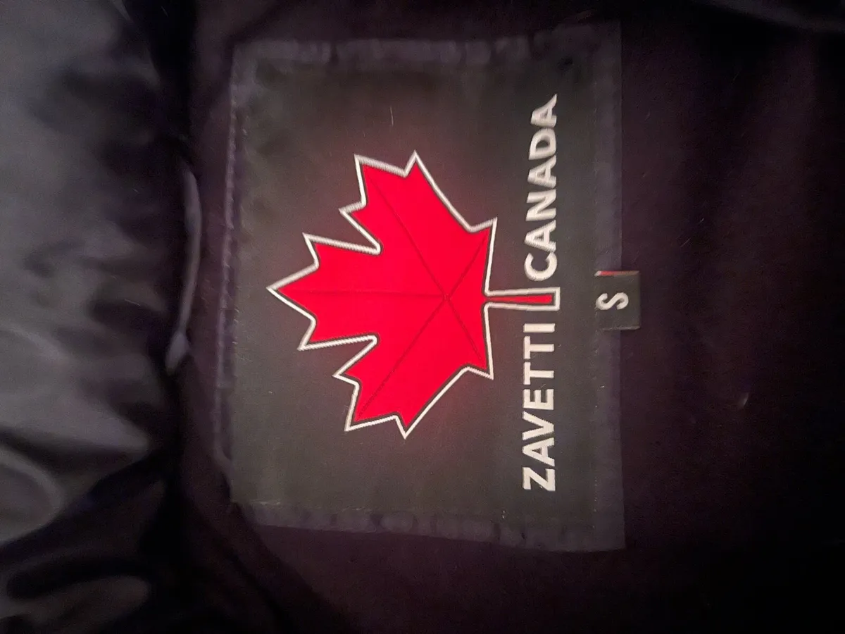 Black Zavetti Canada jacket size small - Image 3