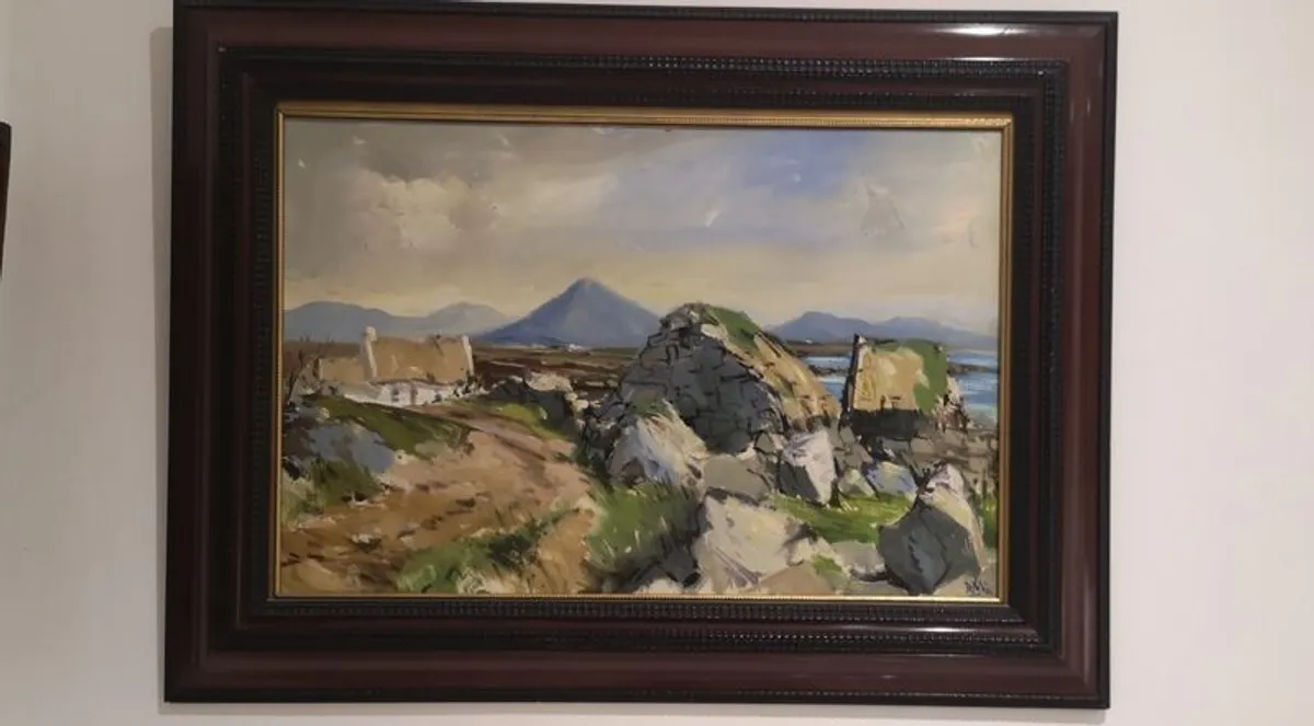 Beautiful Christmas original Art Present - Image 1