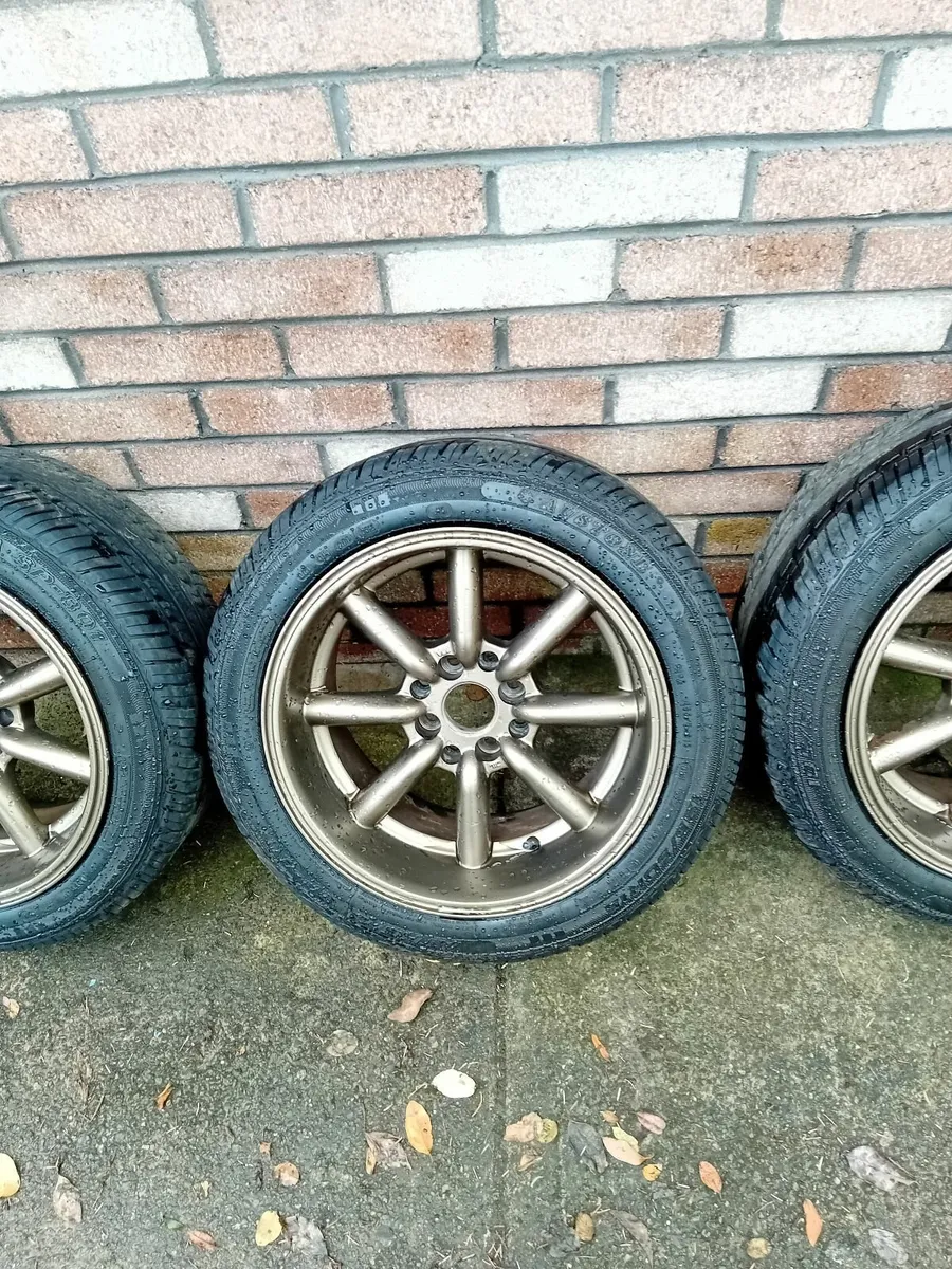 JR 19 wheels toyota corolla e10 e11 coilovers - Image 4