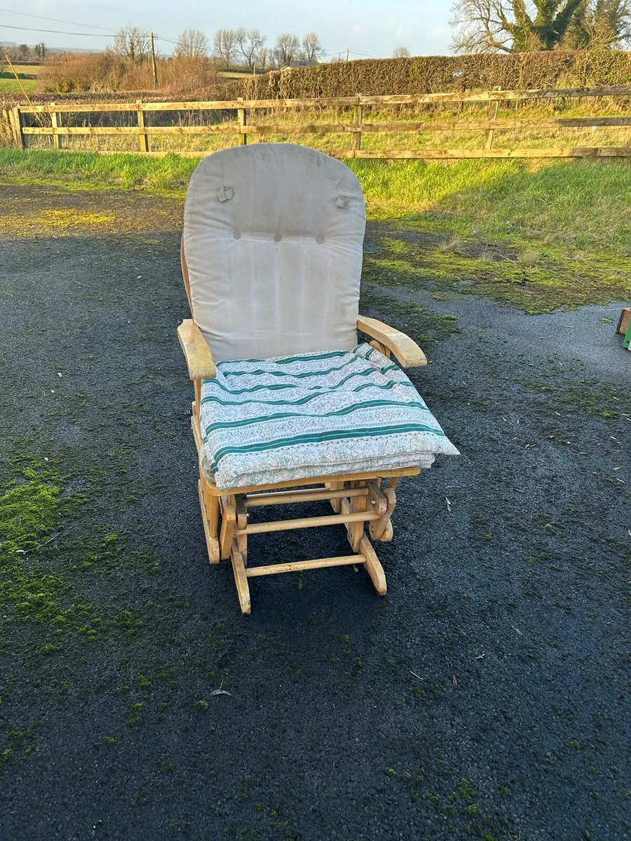 TV table and Nursery/Rocking Chair - Image 2