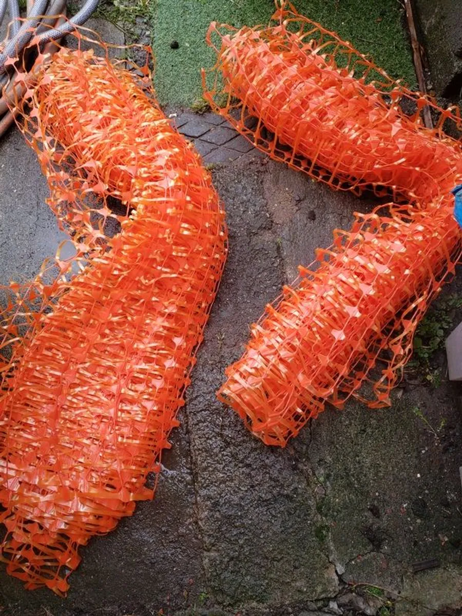 FREE - orange mesh fencing