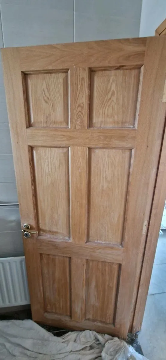 solid oak door 6 panel