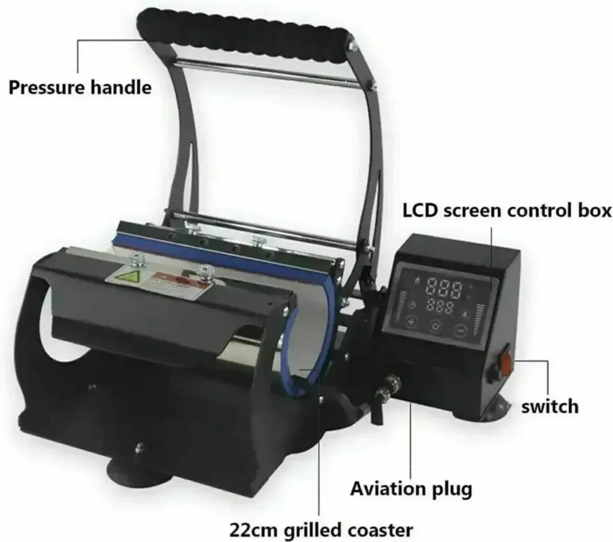 Heat Press Machine For Tumbler and Mug - Image 1