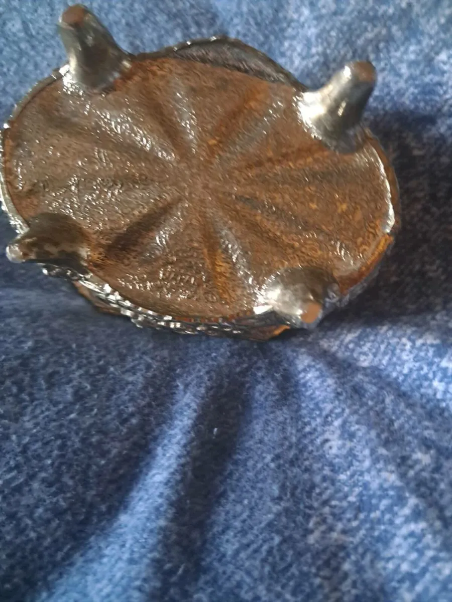 Vintage Silver jewellery box - Image 3