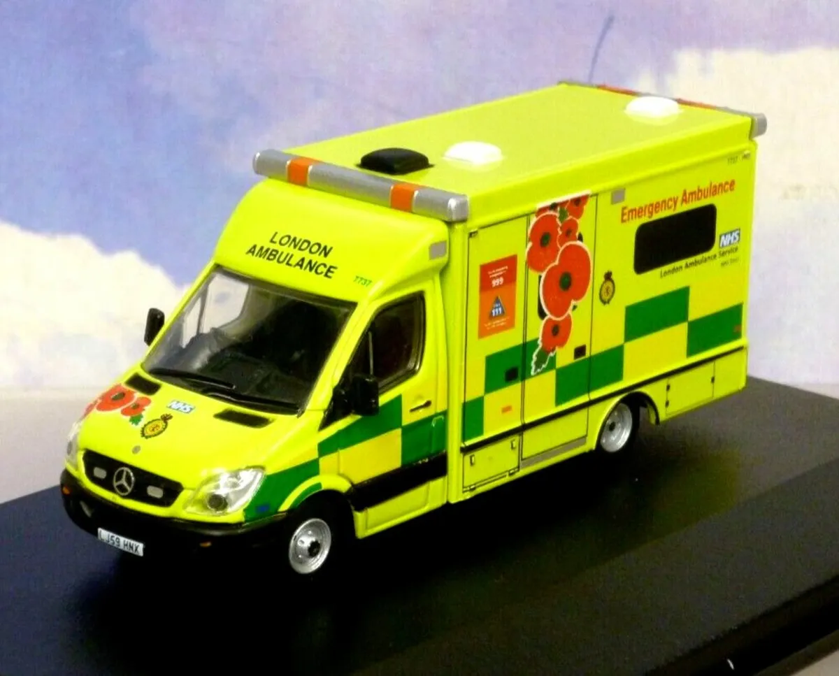 1.76, London Poppy Sprinter Ambulance -Free Post - Image 1