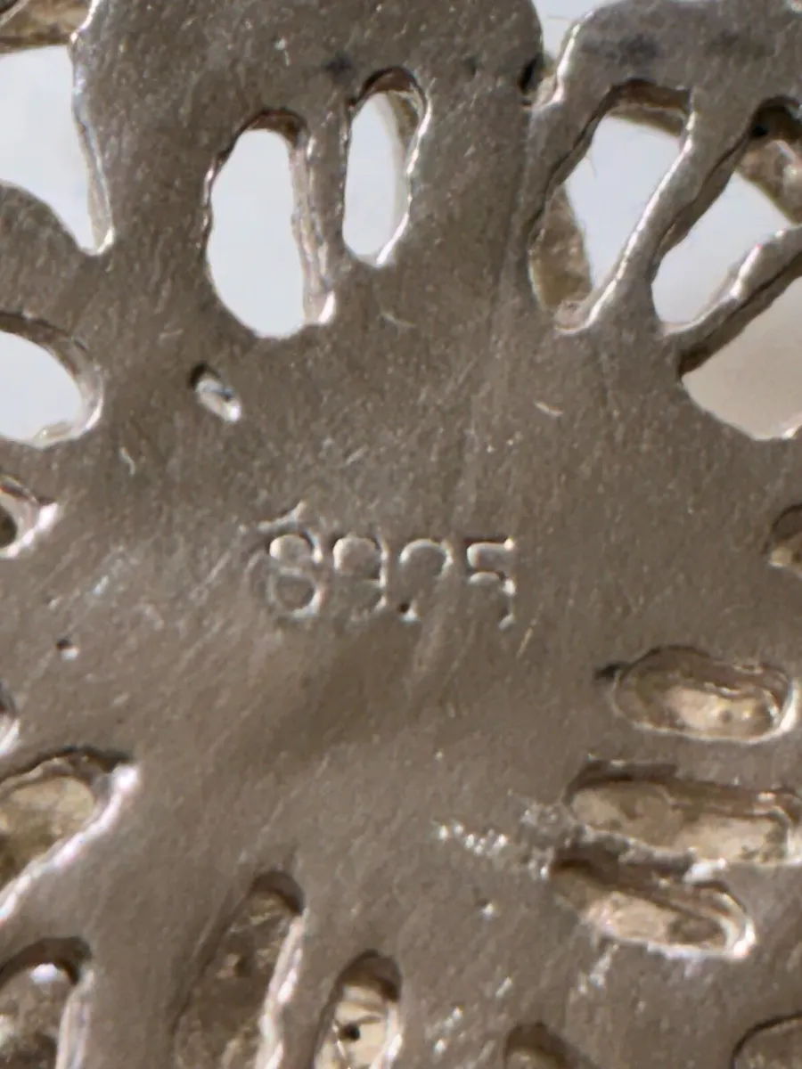 Sterling Silver Pendant S925 - Image 3