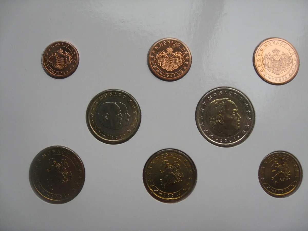 Monaco 2001 Official Euro Set - Image 3