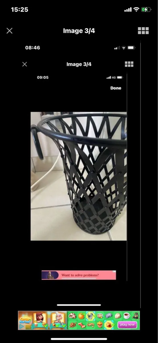 Metal Waste Basket - Image 3