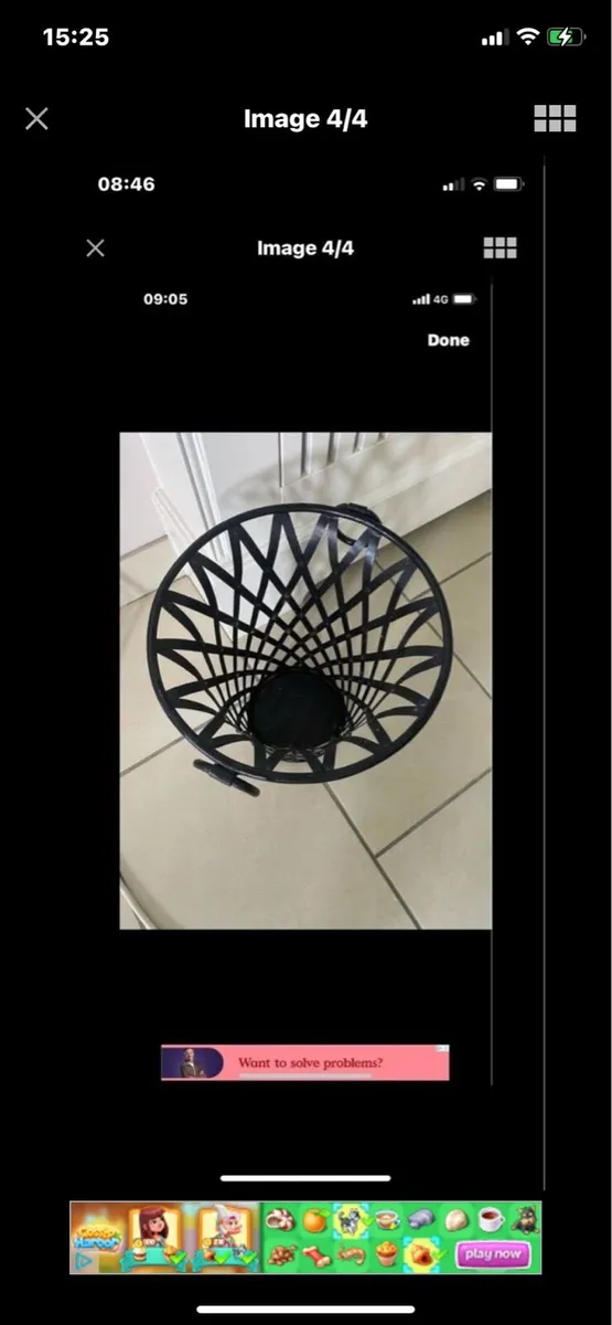 Metal Waste Basket - Image 4