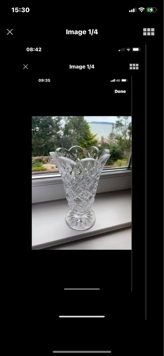 Vintage Waterford Crystal Vase - Image 1