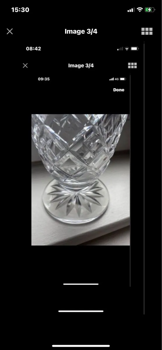 Vintage Waterford Crystal Vase - Image 3