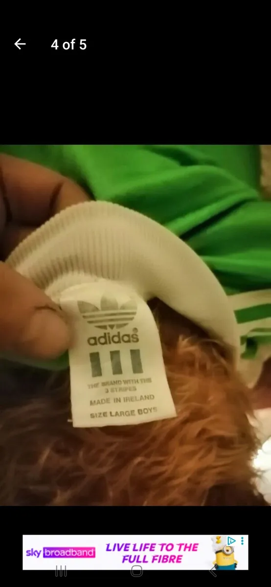 Ireland soccer kit world cup 1990 - Image 3