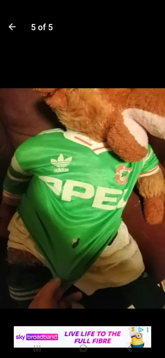 Ireland soccer kit world cup 1990 - Image 4