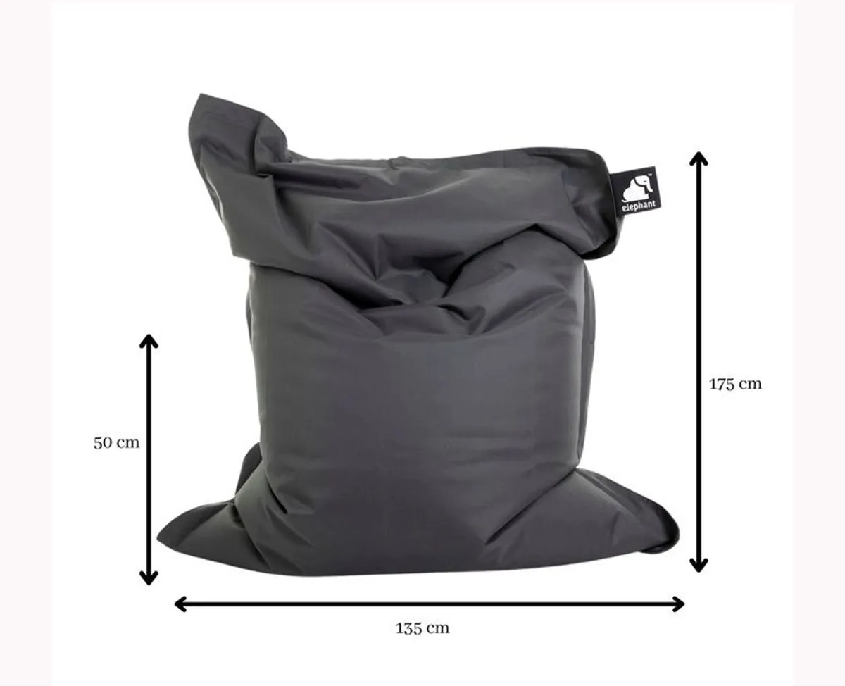 Elephant Jumbo Bean Bag - Image 1