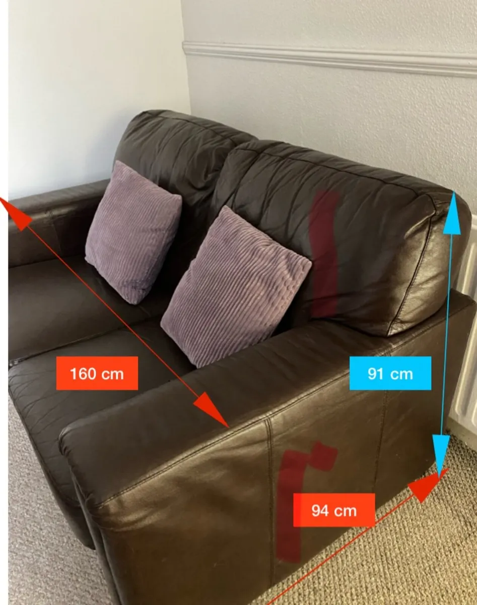 Two Two-Seater Sofas for Sale - Image 1