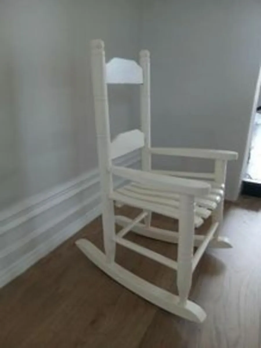 Childs Wooden Rocking Chair