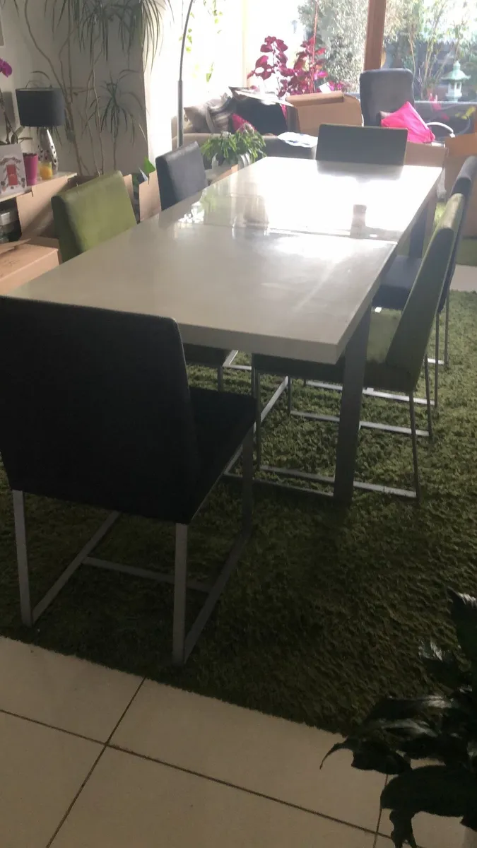 L- Corner Sofa, Armchair & Ottoman &Double Bed set - Image 3