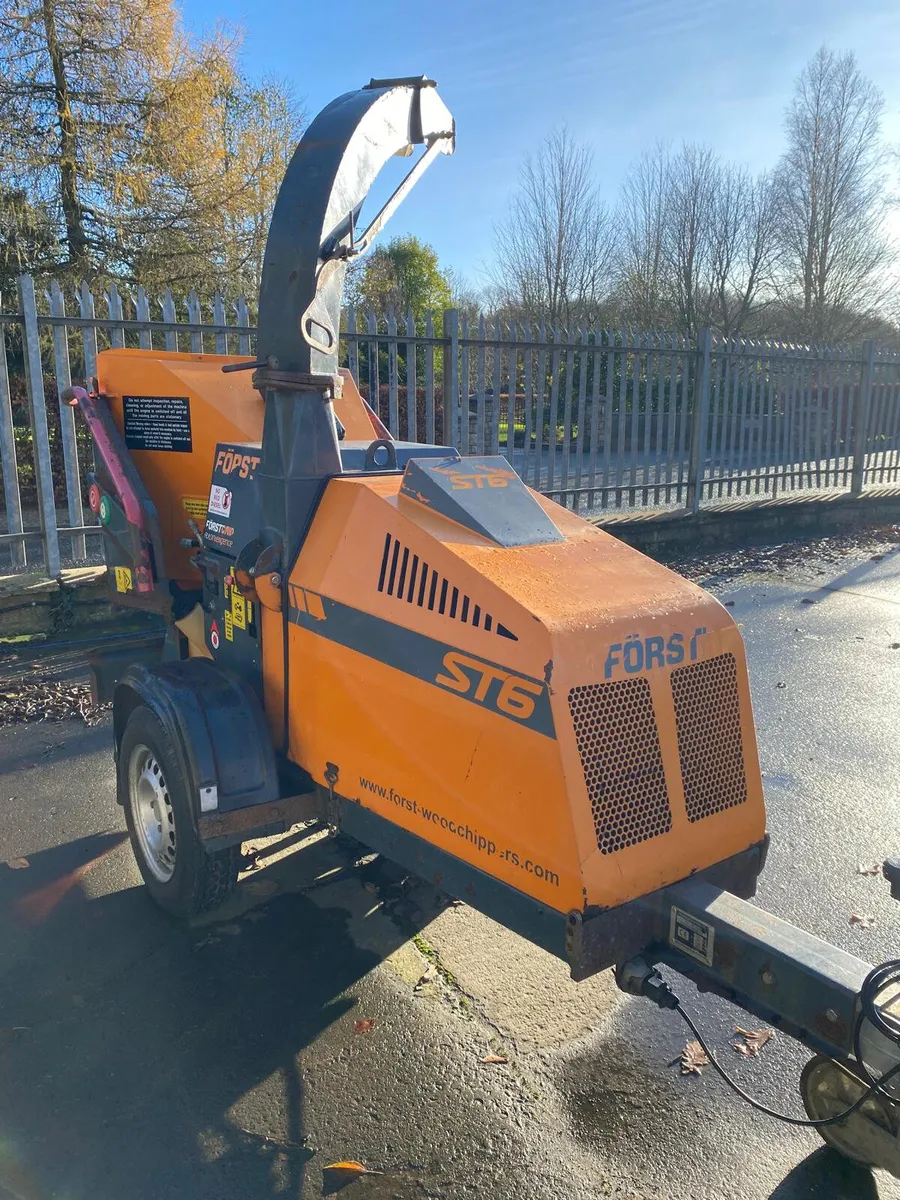 2018 FORST ST6 6" DIESEL WOOD CHIPPER - Image 3