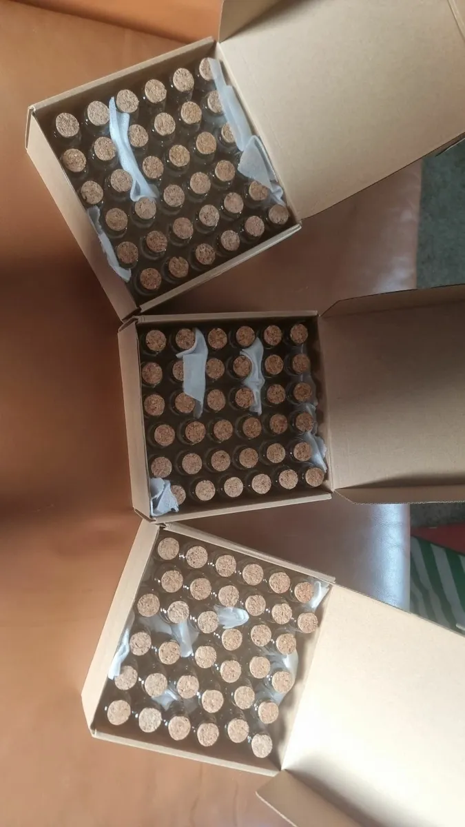 30ml Glass Jar Vials with Cork Tops - Image 2